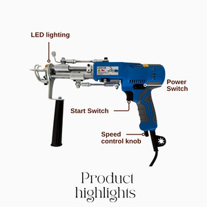 Product: AK-V Electric Tufting Gun — Lightweight, Quiet, and Precise