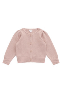 Clothing: Tasha Knitted Cardigan - Sweetpea Marle