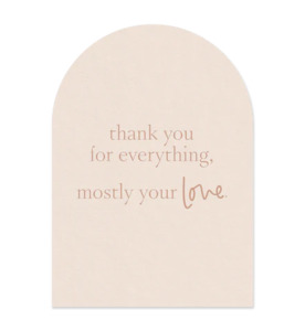 Books Stationary: Thank You For Everything | Greeting Card