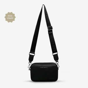 Bags Wallets: Plunder Bag With Dual Straps | Black
