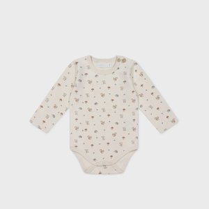 Clothing: Organic Cotton Fernley Bodysuit - Woodland Friends