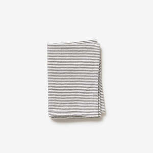Stripe Washed Cotton Tea Towel | Olive
