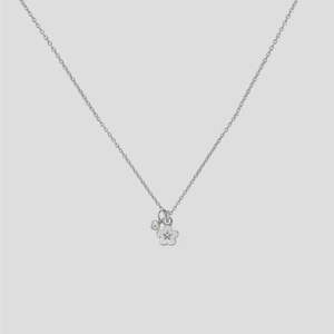 Daisy Day w. Pearl Necklace | Silver