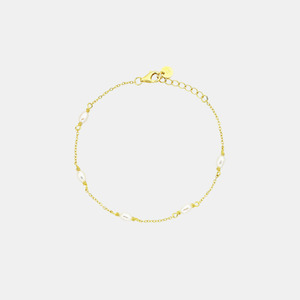 Jewellery Accessories: Pop of Pearls Bracelet | Gold