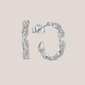 Connected Hoops - Silver
