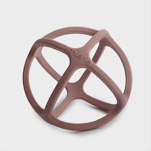 Teethers Rattles: Mushie Ball Teether | Woodchuck