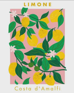 Artwork: Limone Costa d'Amalfil Print | A2