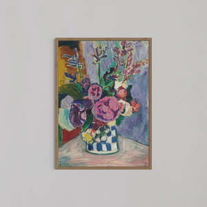 Artwork: Les Pivoines  By Henri Matisse | Oak Box Frame | A1