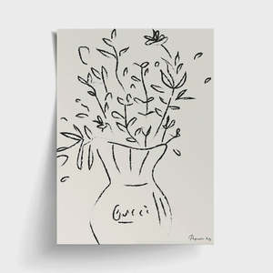Artwork: GUCCI FLOWERS PRINT | A2
