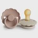 FRIGG Daisy Pacifier | 2 Pack | Blush/Cream
