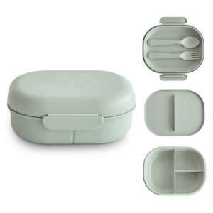 Meal Time: Mushie Lunch Box - Sage