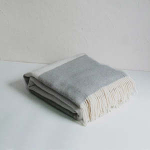 Abstract Grey | Pure Wool Throw
