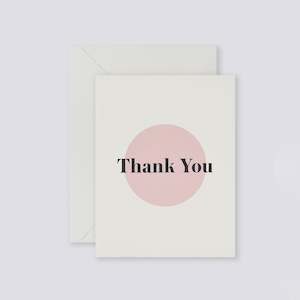 Thank You Pink Dot Card