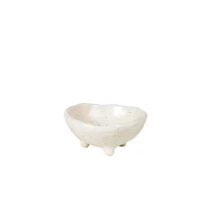 Kitchen Dining: Nordic Vanilla Small Bowl w/Feet