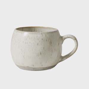 Mineral Mugs Set of 4 / White Opal
