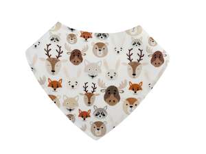 Woodland Creatures Dribble Bib