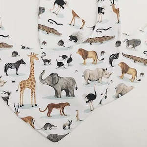 Safari Dribble Bib