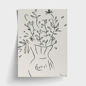 Artwork: GUCCI FLOWERS PRINT | A3