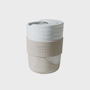 Robert Gordon: White Speckle 350ml Travel Mug / The Wanderer