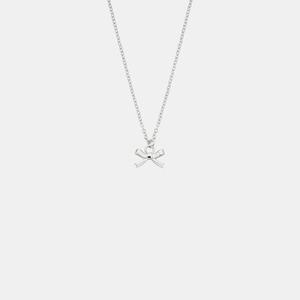 Jewellery Accessories: Bow Necklace | Silver