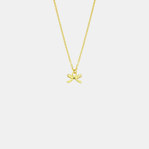 Bow Necklace | Gold