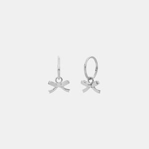 Jewellery Accessories: Bow Sleepers | Silver