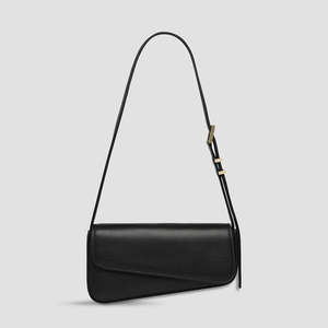 Bags: Overnight Obsession Bag - Black/Brushed Gold