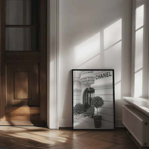 Artwork: Chanel Boutique Store | Black Box Frame | A3