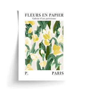Artwork: Fleurs En Papier Print | A3