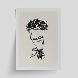 Prada Flowers Print | A3