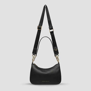 Look Both Ways Bag - Black/Brushed Gold