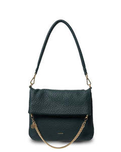 Daria Shoulder Bag | Hunter Green Bubble