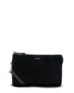 Bags Wallets: Tilly Crossbody | Black Suede