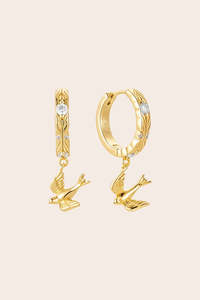 Jewellery Accessories: New Horizon Hoops - Gold