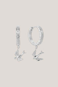 Jewellery Accessories: New Horizon Hoops - Silver