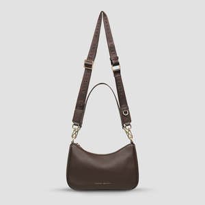 Look Both Ways Bag - Cocoa/Brushed Gold