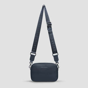 Bags Wallets: Plunder Bag With Webbed Strap | Midnight Blue