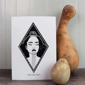 Gifts: A3 Prints, B&W - Wāhine