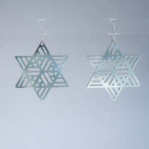 Hinetakurua: Earrings Silver, Hinetakurua - Whetū