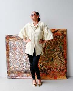 1. Tāwharau Collection Vol. V_ Hineraumati SHIRT - Tan #200