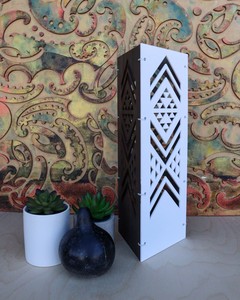 Gifts: Lamp Perspex & Plywood, Tāniko