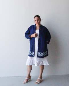 1. Tāwharau Collection Vol. VI_ Mana Motuhake JACKET - Denim #229