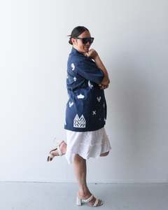 1. Tāwharau Collection Vol. VI_ Mana Motuhake SHIRT - Navy #235