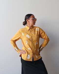 1. Tāwharau Collection Vol. VII_ Te Ao Marama SHIRT - Mustard #241