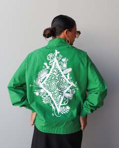 1. Tāwharau Collection Vol. VII_ Te Ao Marama JACKET - Green #242