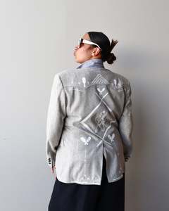 1. Tāwharau Collection Vol. VII_ Tino BLAZER - Grey #252