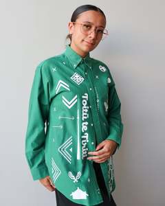 1. Tāwharau Collection Vol. VII_ Tino SHIRT - Green #249