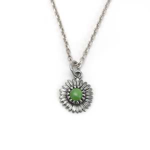 Homeland: Pounamu Daisy pendant
