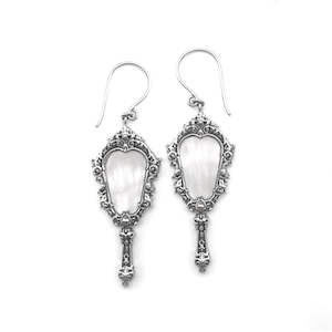 Sanctuary: Antique Hand Mirror Earrings