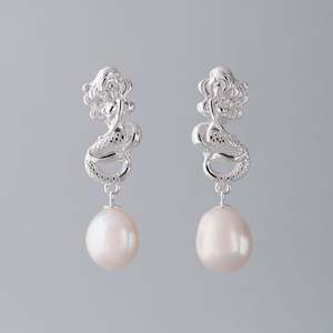 Christmas Gifts Under 200: Mermaid Pearl Drop Earrings